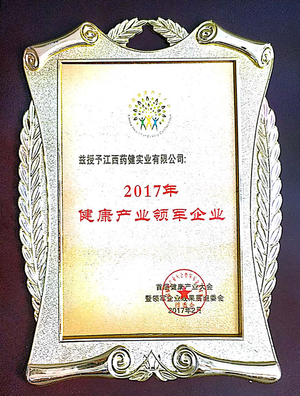 2017年健康產(chǎn)業(yè)領(lǐng)軍企業(yè)